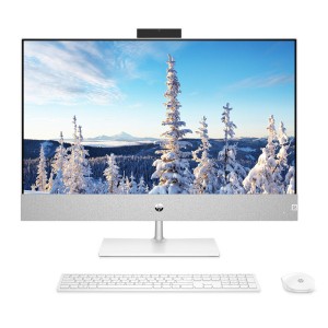 HP 파빌리온 27-CA2002KR 일체형 올인원 PC 최종187만/한컴/QHD/13세대 i7/16GB/512GB/윈11/사무용 데스크탑