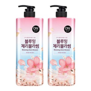 온더바디 플라워 바디워시 체리블라썸 900ml 2개